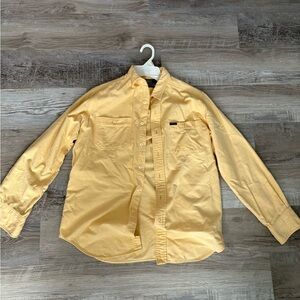 Yellow Button-Up Shirt